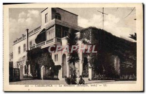 Old Postcard Casablanca Residence