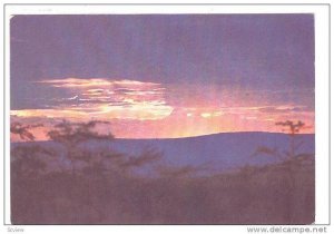 Panoramic landscape, Sun Set, KENYA, 50-70s