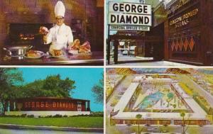 Illinois Chicago George Diamond Restaurant Charcoal Broiled Steaks