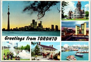 M-23700 The Queen City Of Canada Greetings from Toronto Canada