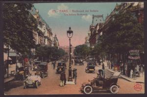 The Italien Boulevard,Paris,France Postcard