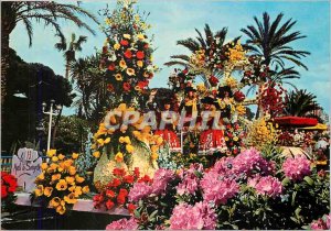 Modern Postcard The French Riviera in Nice Fete Flower Parade