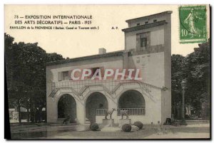 Old Postcard Arts Decoratifs Paris International Exhibition Pavilion Provence