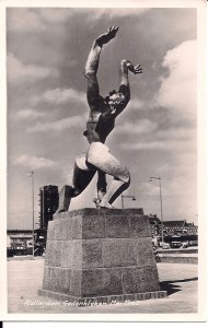 RPPC WWII Netherlands, Monument to Victims of Rotterdam Firebombing, 1