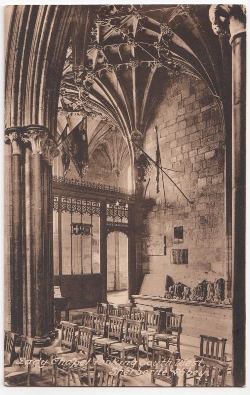 Dorset; Lady Chapel Looking Southwest, Sherborne Abbey PPC, Unposted, By Frith