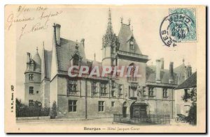 Old Postcard Bourges Hotel Jacques Coeur