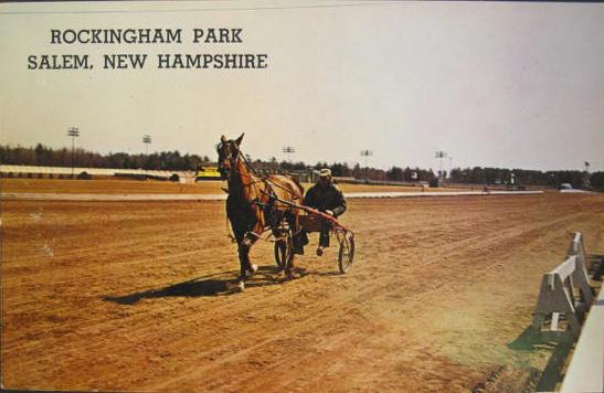 Salem NH Horse Racing Postcard