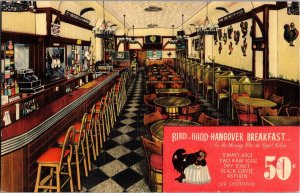 Bird in the Hand Restaurant, 1659 Broadway NYC c1940s Vintage Postcard M43