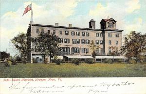 Newport News Virginia c1906 Postcard Hotel Warwick