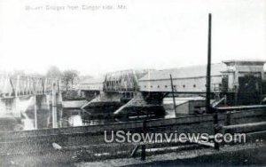 Real Photo, Brewer Bridge - Bangor, Maine ME  