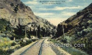 The Narrows Weber Canon, Utah, Union Pacific System, Utah, UT USA Trains, Rai...