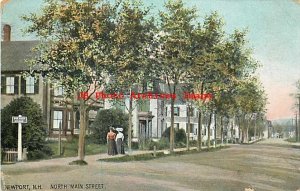 NH, Newport, New Hampshire, North Main Street, Leighton No 25070