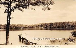 Welcome Lake Narrowsburg NY Unused