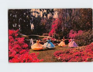 Postcard Happy Times In A Florida Garden Cypress Gardens Florida USA