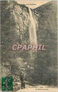 Old Postcard Puy de Dome Mont Dore La Grande Cascade