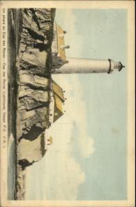 Gaspe Quebec Cap Des Rosier Lighthouse Postcard