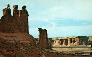 Arches National Monument Utah Three Gossips Postcard 