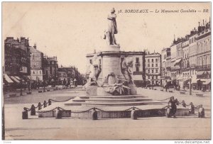 BORDEAUX, Le Monumet Gambetia, Gironde, France, 00-10s