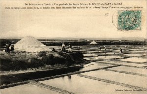 CPA de St-NAZAIRE-au-CROISIC - Marais Salante du BOURG de BATZ a (587796)