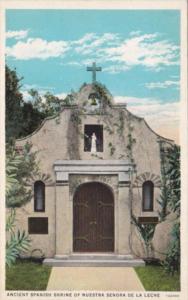 Florida St Augustine Ancient Spanish Shrine Of Nuestra Senora De La Leche Cur...