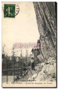 Old Postcard Grenoble Jardin des Dauphins Tennis