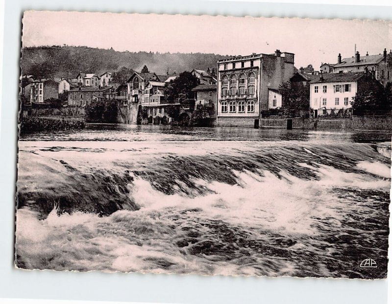 Postcard Moselle River Epinal France