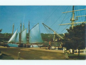 Pre-1980 BOAT SCENE Mystic - Near Groton & Stonington Connecticut CT AF4054