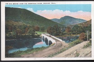 Massachusetts Big Bridge over Deerfield River Mohawk Trail - Divided Back