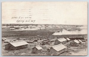 Camp Dix New Jersey~Birdseye View~1917~WWI Era PC~Thompson of Pokeepsie* (sic)