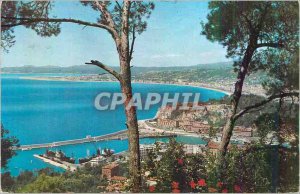 Nice Modern Postcard View from Mont Boron