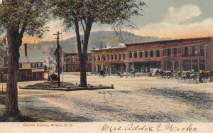 Central Square Bristol New Hampshire 1905c postcard