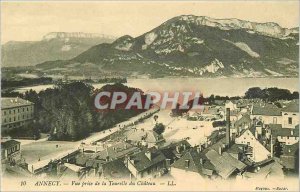 Annecy Old Postcard View from the Castle of Turret