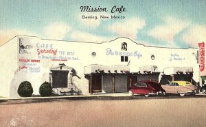 Vintage Mission Cafe, Deming, New Mexico Postcard P127