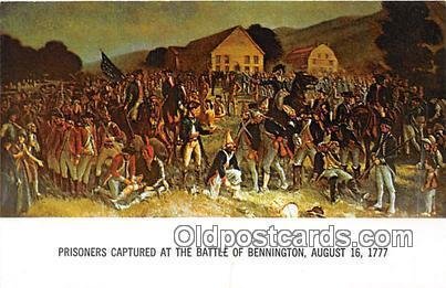 Prisoners Captured Battle of Bennington, August 16, 1777 Patriotic Unused 