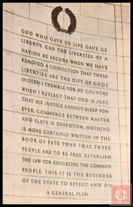 Wall Panel from Jefferson Memorial, Washington, D.C.