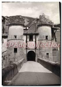 Postcard Old Entrevaux B A gate and drawbridge commanding the entrance to the...