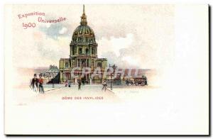 Universal EXposition 1900 Old Postcard Paris Dome des Invalides