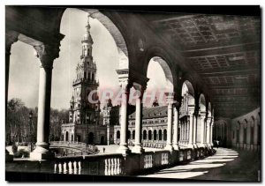 Old Postcard Sevilla Plaza de Espana Plaza Galerias of Spain & # 39Espagne Ga...