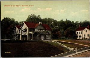 View of Winsted Club House, Winsted CT Vintage Postcard Q02