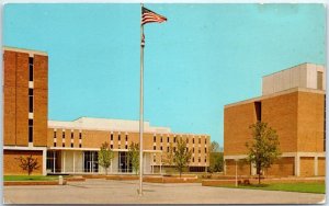 Postcard - View Of First Quadrangle, Wright State University - Dayton, Ohio