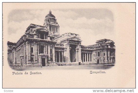 Palais De Justice, BRUXELLES, Belgium, 1900-1910s