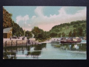 Devon TOTNES THE FALMOUTH STEAMER showing Paddle Steamer TOTNES CASTLE c1906 PC