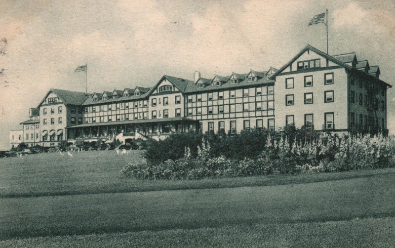 Vintage Postcard 1944 Hotel Champlain Bluff Point Lake Champlain New York NY 