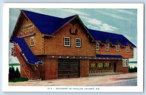 Cap-Sante Quebec Canada Postcard Restaurant de Chatillon c1930's Vintage