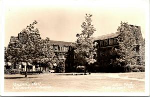 Eugene Oregon~University of Oregon~Hendrick's Hall~1950s Real Photo~RPPC 