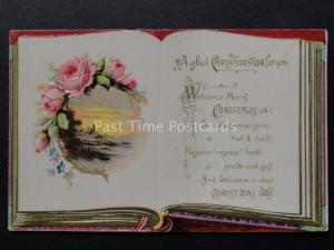 Embossed Greetings: CHRISTMAS - A Glad Christmastide For You c1908 by J. Beagles