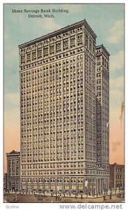Dome Savings Bank Building, Detroit, Michigan, PU-1913