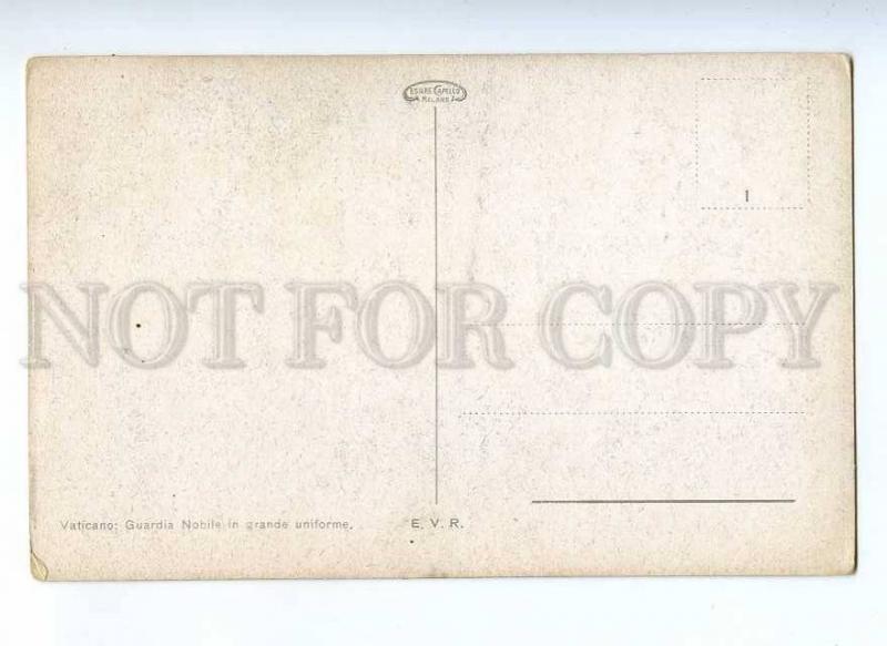 190589 VATICANO Guardia VATICAN Noble Guard in full uniform