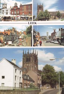 Leek Staffordshire Sketchleys The Cleaners Church 2x Postcard s