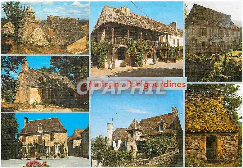 Postcard Modern Dordogne Perigord The Land of Man